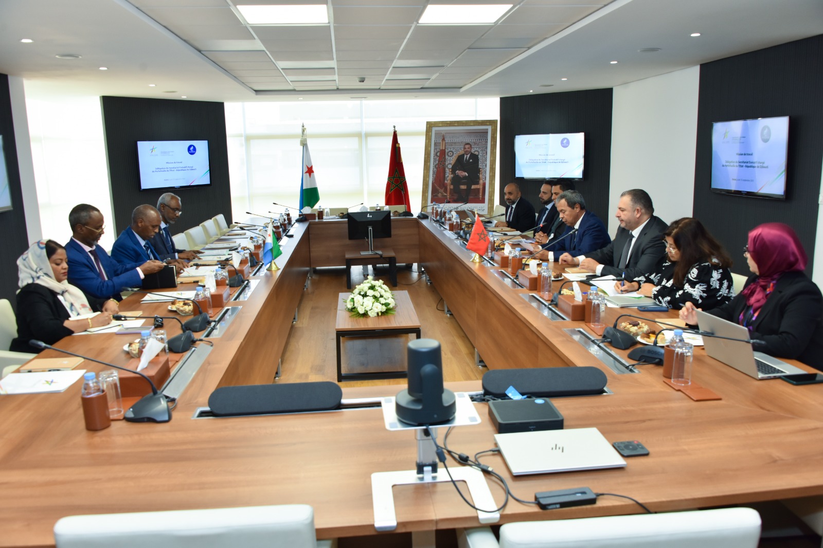 L’ANGSPE accueille une mission de coopération djiboutienne à Rabat